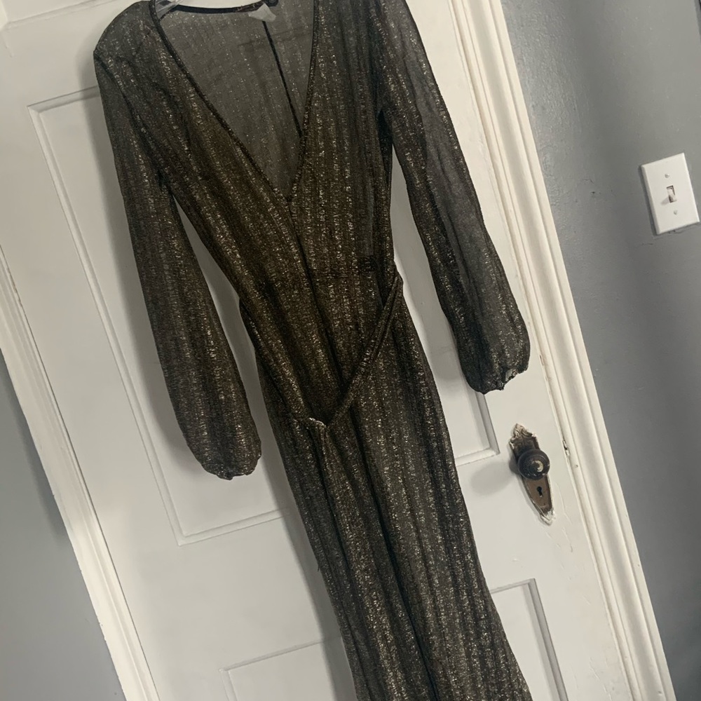 Gold dress